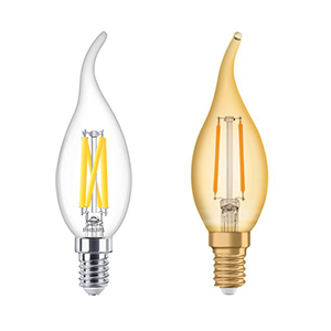 Lampes flamme LED coup de vent